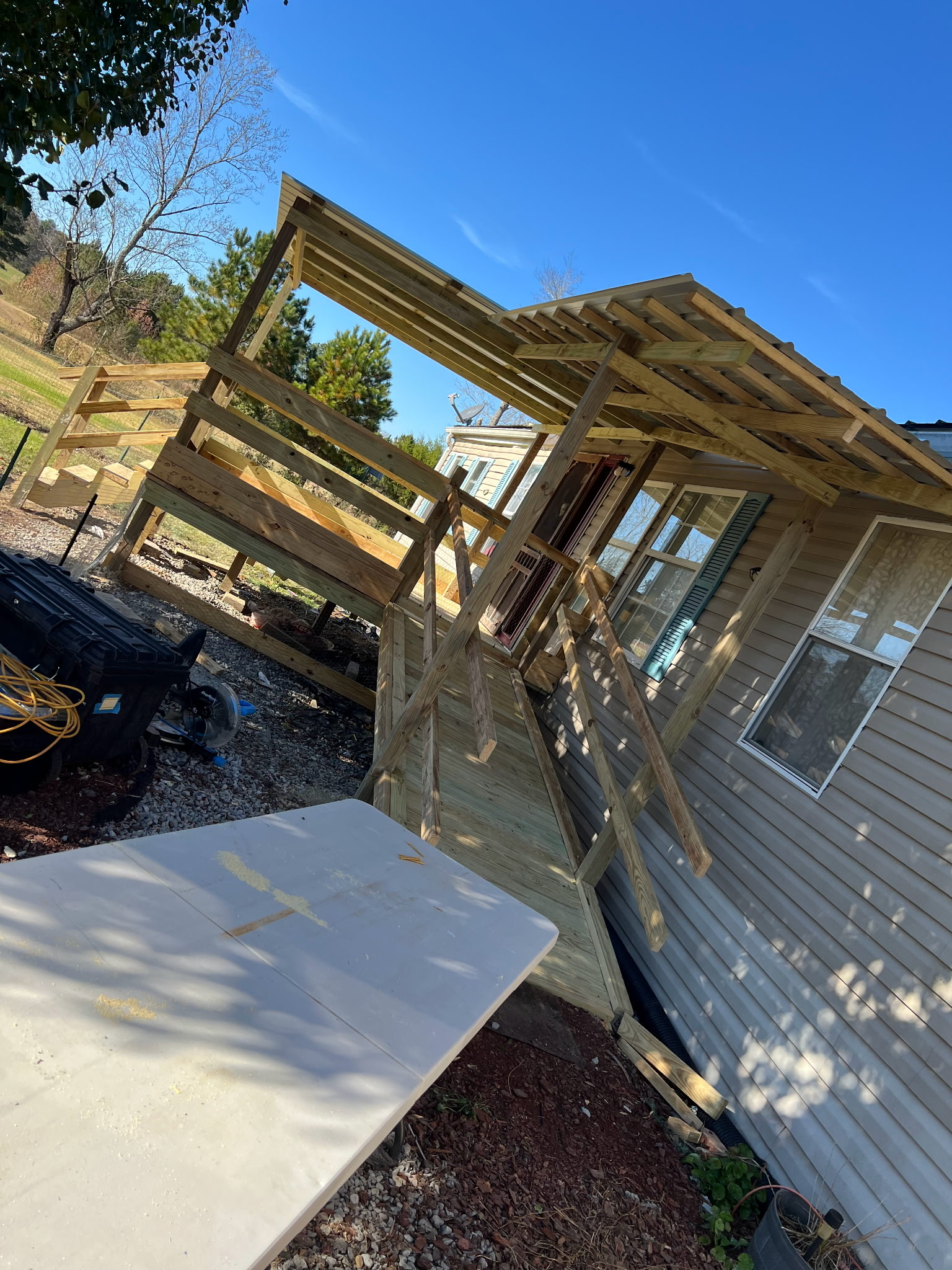 Deck with Disability Ramp